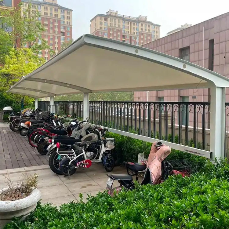 富民县膜结构电动车棚